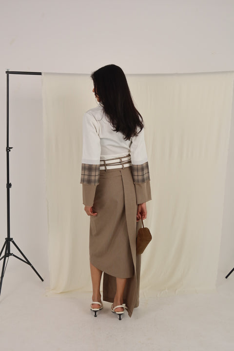 Celia Skirt in Ecru