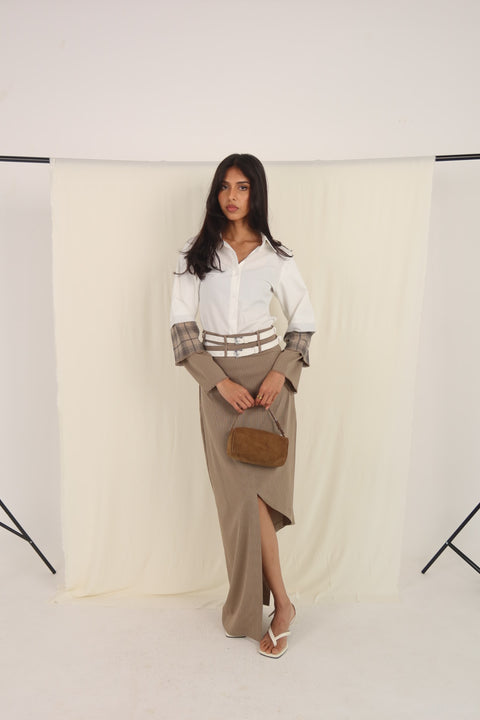 Celia Skirt in Ecru