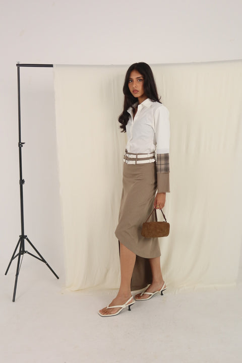 Celia Skirt in Ecru